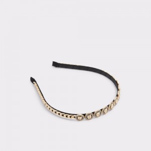 Accesorios Para El Cabello Aldo Elamaeryn Headband Mujer Negros Dorados | MZFWOA184