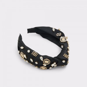 Accesorios Para El Cabello Aldo Sovran Headband Mujer Negros Dorados | DVYQCR908