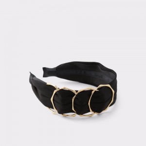 Accesorios Para El Cabello Aldo Wylobandra Headband Mujer Negros Dorados | LTAQVE247