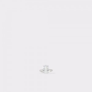 Anillos Aldo Ovaliani Ring Mujer Plateados | XRFYDZ264
