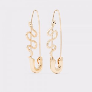 Aretes Aldo Coblinine Earrings Mujer Negros Dorados | XAHKRF267