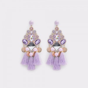 Aretes Aldo Escanaba Chandelier earrings Mujer Morados Claro | WIZJOB243