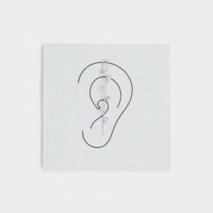Aretes Aldo Folia Cuff earrings Mujer Plateados | APURTY629