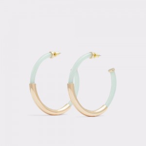 Aretes Aldo Giondra Hoop earrings Mujer Verdes Claro | NSQTOX109