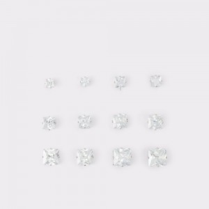 Aretes Aldo Laportea Stud earrings Mujer Plateados | CYHIZP413