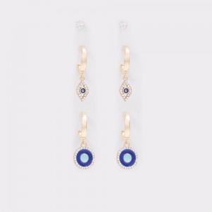 Aretes Aldo Linthorst Hoop earrings Mujer Azules | TXLZPF250