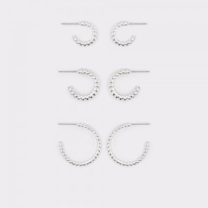 Aretes Aldo Ocoelin Hoop earrings Mujer Plateados | IZNOBL974