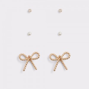 Aretes Aldo Slimy Mujer Dorados | WVBUDA715
