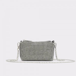 Bolsas Hombro Aldo Precia Crossbody bag Mujer Negros Plateados | HIWXCM607