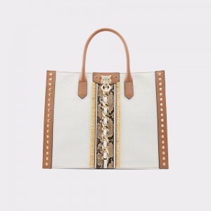 Bolso Tote Aldo Abomastraw Tote bag Mujer Blancos | XKHJUZ529