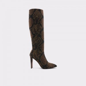 Botas Aldo Gwenith Knee-high boot - Block heel Mujer Marrom | XLQOYF695