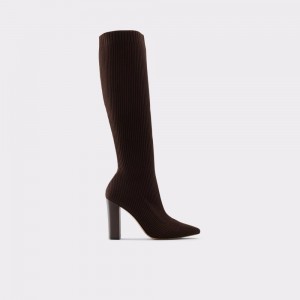 Botas Aldo Lowereast Block heel Mujer Marrom Oscuro | FTASZB692