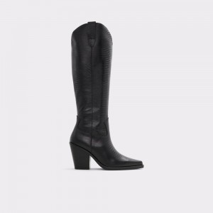 Botas Aldo Nevada Western knee-hign boot Mujer Negros | WBOLSV961