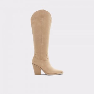 Botas Aldo Nevada Western knee-hign boot Mujer Beige | HUIXSM741