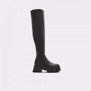 Botas Aldo Over-the-knee boot - Lug sole Mujer Negros | QCBEHW831