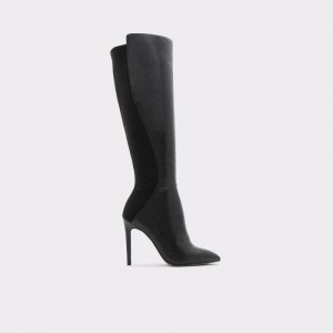 Botas Aldo Sophialaan Knee-high boot - Stiletto heel Mujer Negros Serpent | BLDCRX314