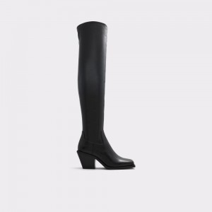 Botas Aldo Toro Over-the-knee western boot Mujer Negros | QSGYOT647