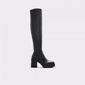 Botas Aldo Upscale Over-the-knee boot - Lug sole Mujer Negros | SNBLXO156
