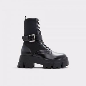 Botas de combate Aldo Grandleap Combat boots - Lug sole Mujer Negros | GXMFEI940