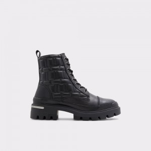 Botas de combate Aldo Quilt Combat boots - Lug sole Mujer Negros | TGDCQN480