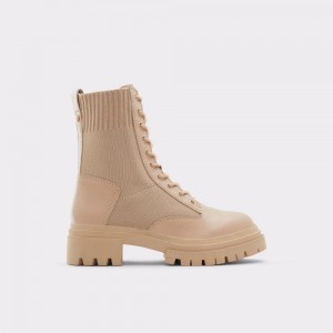 Botas de combate Aldo Reflow Combat ankle boot - Lug sole Mujer Beige | WITZXO394