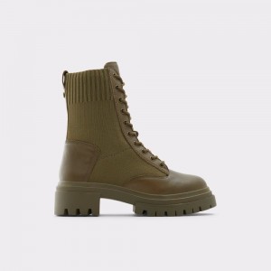 Botas de combate Aldo Reflow-w Combat ankle boot - Lug sole Mujer Kaki | UZYKMF034