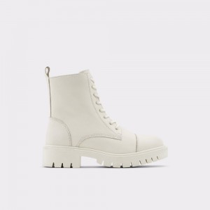 Botas de combate Aldo Reilly Lace up boot - Block heel Mujer Blancos | MWCAHR394