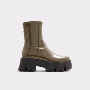 Botines Aldo Grandsole Platform ankle boot - Lug sole Mujer Kaki | XNBYMJ036