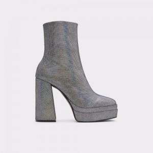 Botines Aldo Millenia Ankle boot - Flatform Mujer Plateados | IGWNLM928