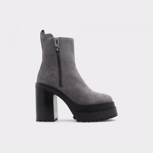 Botines Aldo Upside Platform ankle boot - Lug sole Mujer Grises Oscuro | KQTEOV967