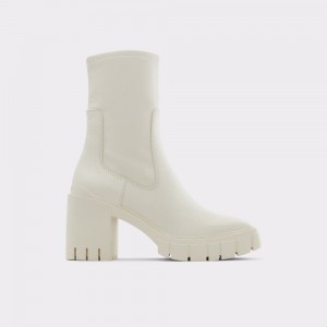 Botines Aldo Upstage Sock boot - Lug sole Mujer Blancos | UFYGVE725
