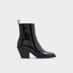 Botines Aldo Vaquera Western boot Mujer Negros | KLZMBX583