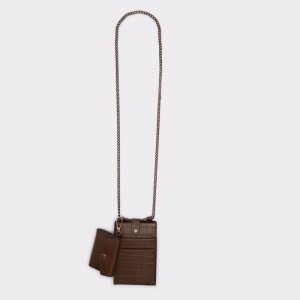Carteras Aldo Sargas Card holder Mujer Marrom | YGZUKX468