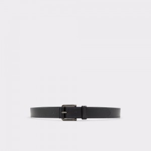 Cinturones Aldo Erlicheer Belt Hombre Negros Plateados | JKHWFT023
