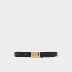 Cinturones Aldo Gredril Belt Hombre Negros Dorados | TFCSVI254