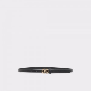 Cinturones Aldo Monca Belt Mujer Negros Dorados | NXACGB028