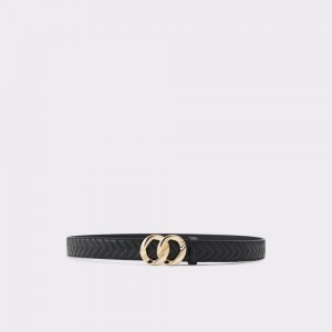 Cinturones Aldo Morewan Belt Mujer Negros Dorados | AOIRHQ528