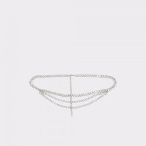 Cinturones Aldo Nendacan Belt Mujer Plateados | KYBJVP493