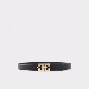 Cinturones Aldo Ocynd Belt Hombre Negros Dorados | DHKLBF021