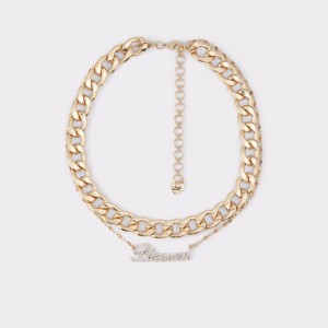 Collares Aldo Deyers Necklace Mujer Dorados | AMGTYF042