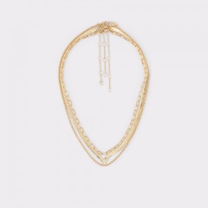 Collares Aldo Ediagan Necklace Mujer Dorados | WIPXKH081