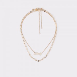 Collares Aldo Gurbag Necklace Mujer Dorados | SXPTNJ026