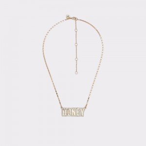 Collares Aldo Honeyy Necklace Mujer Dorados | VZBWEA598