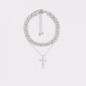 Collares Aldo Keyshia Necklace Mujer Plateados | DCBSQH709