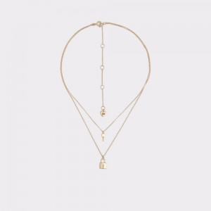 Collares Aldo Yaoldan Necklace Mujer Dorados | GLQUAC806