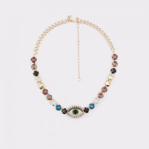 Joyeria Aldo Cadoreni Necklace Mujer Verdes Oscuro | JARZNM376