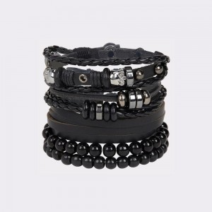 Joyeria Aldo Elade Bracelet Hombre Negros Dorados | ZAIOPV738