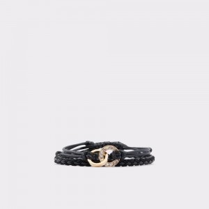 Joyeria Aldo Ingleston Bracelet Hombre Negros Dorados | DBLZMO186