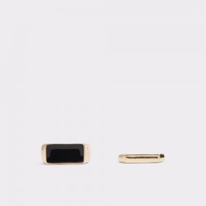 Joyeria Aldo Laraywyth Ring Hombre Negros Dorados | XTRQOB345