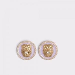 Joyeria Aldo Wigolla Button earrings Mujer Morados Claro | UDEJAK701